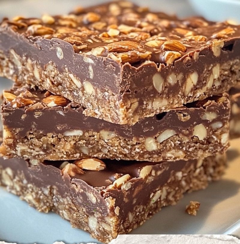 Chocolate Almonds Butter Bars