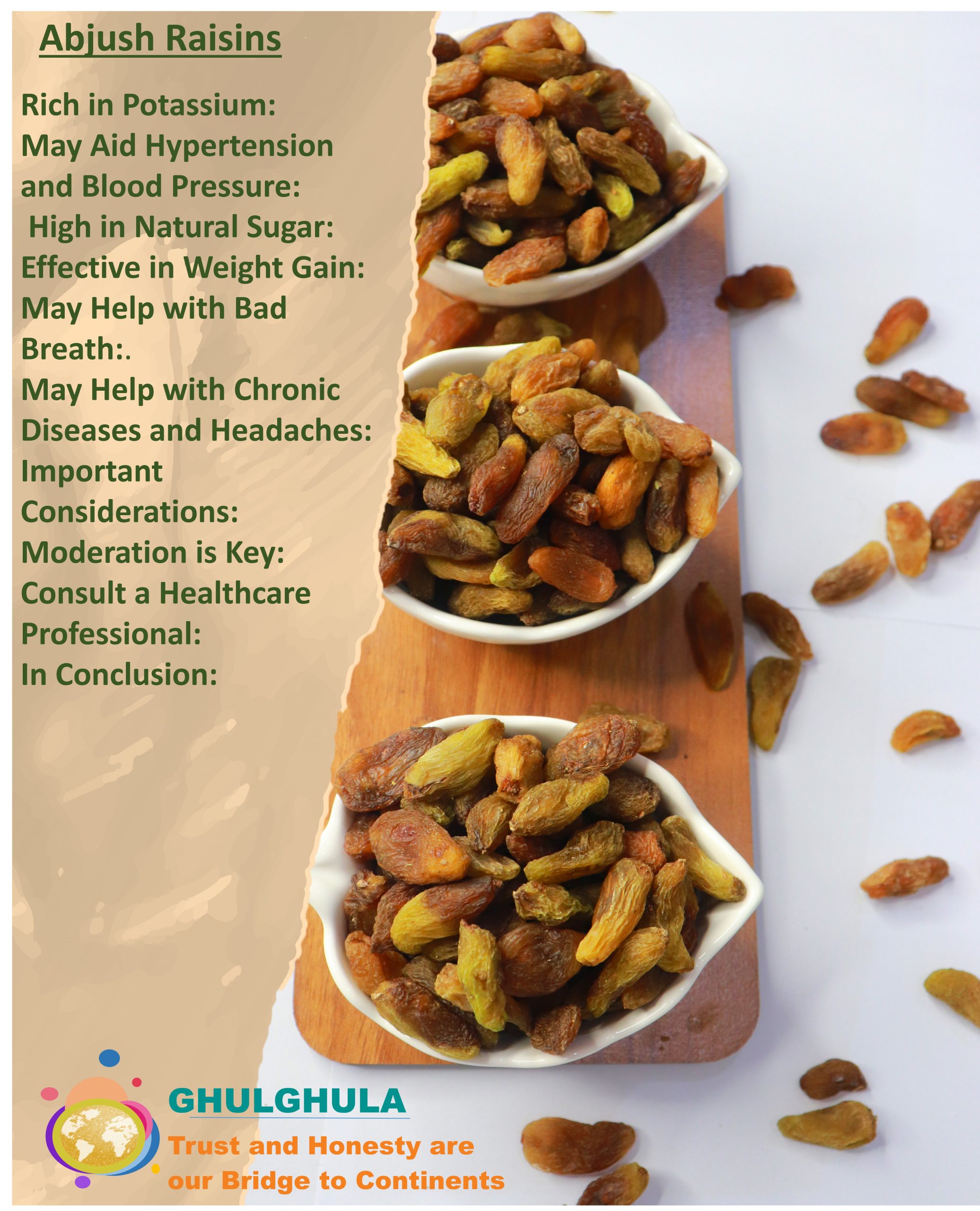 Abjosh or Munakka raisins